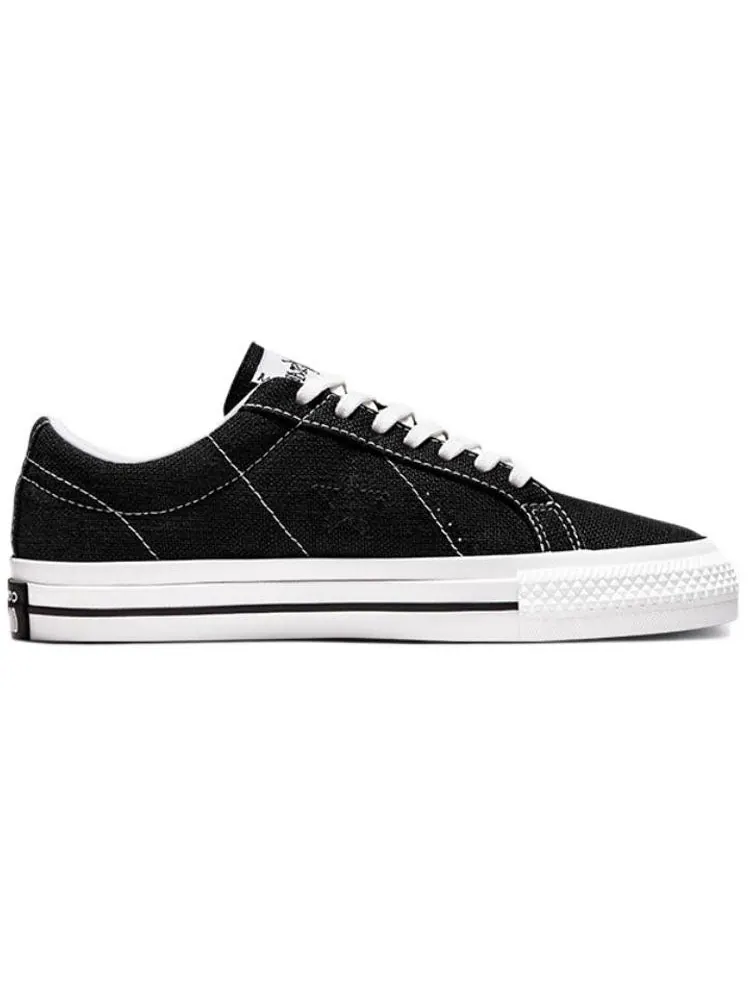 Кеды Converse Stussy x One Star Low 'Black' — изображение 2 из 6, черный