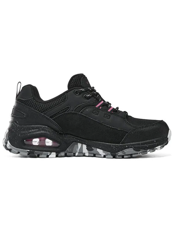 Кроссовки uno trail fashion shoes 'black' Skechers — изображение 2 из 4, черный/белый/розовый