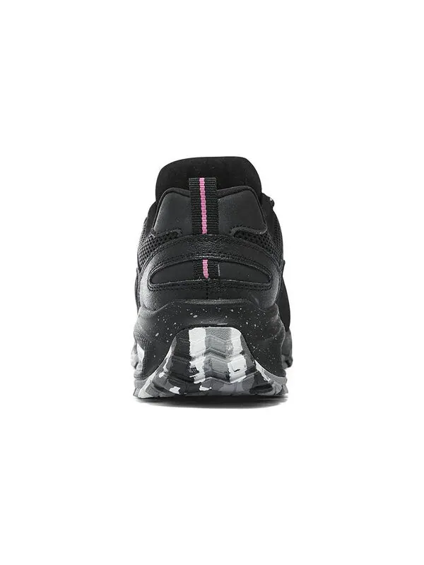 Кроссовки uno trail fashion shoes 'black' Skechers — изображение 4 из 4, черный/белый/розовый