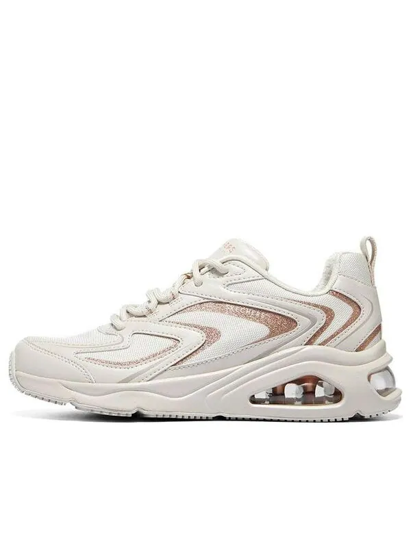 Кроссовки tres-air 'shimm airy - white rose gold' Skechers — изображение 1 из 4, белый/розовый золотистый