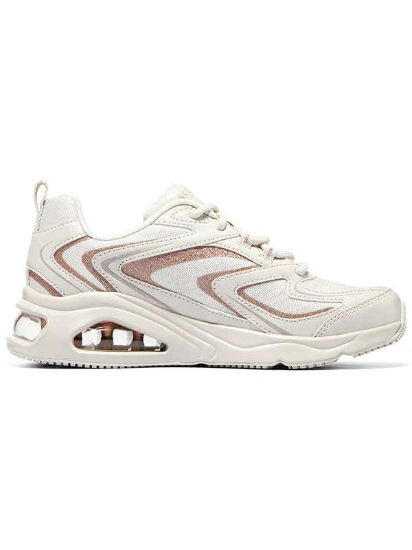 Кроссовки tres-air 'shimm airy - white rose gold' Skechers — изображение 2 из 4, белый/розовый золотистый