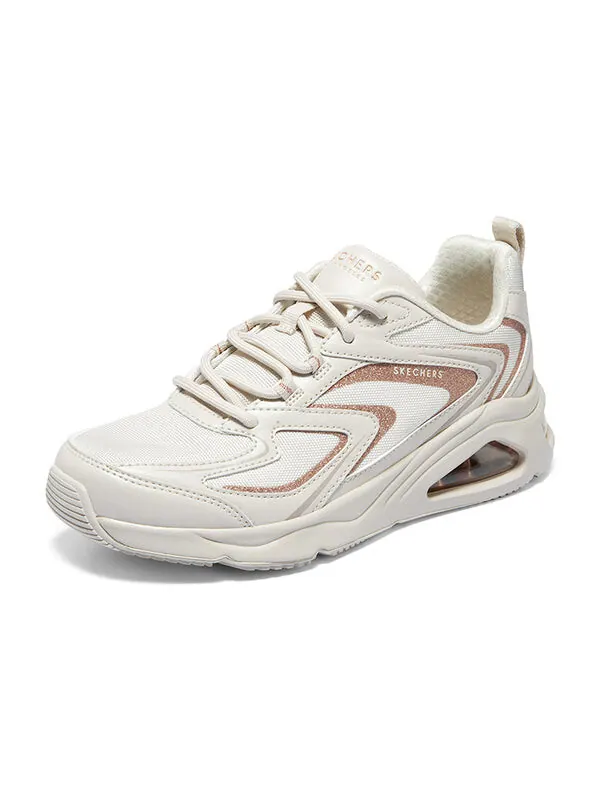 Кроссовки tres-air 'shimm airy - white rose gold' Skechers — изображение 3 из 4, белый/розовый золотистый