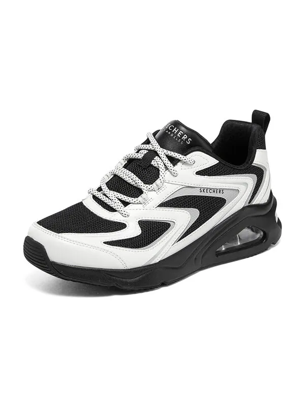 Кроссовки tres-air 'street fl-air - black white' Skechers — изображение 3 из 4, черный/белый