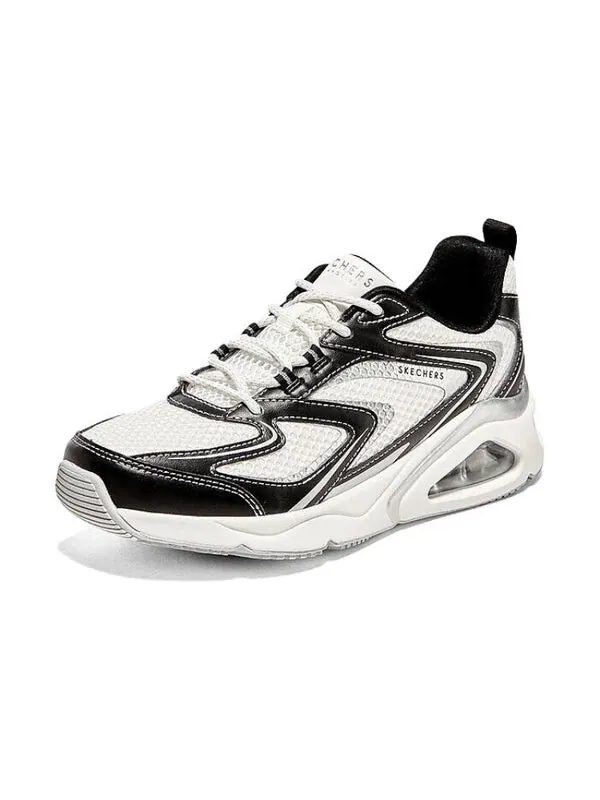 Кроссовки tres-air uno vision-airy 'white black' Skechers — изображение 3 из 4, белый/черный
