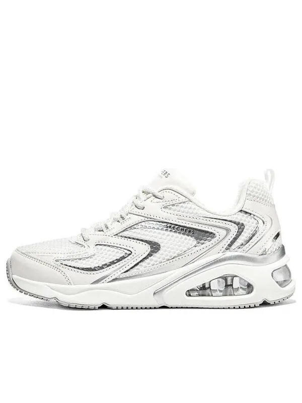 Кроссовки tres-air uno vision-airy 'white silver' Skechers — изображение 1 из 4, белый/серебристый