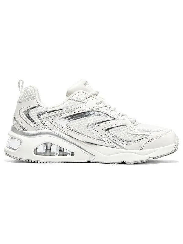 Кроссовки tres-air uno vision-airy 'white silver' Skechers — изображение 2 из 4, белый/серебристый