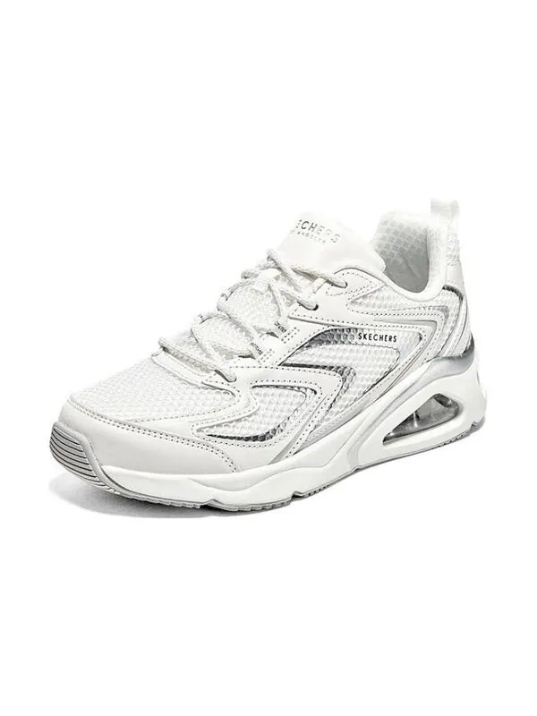 Кроссовки tres-air uno vision-airy 'white silver' Skechers — изображение 3 из 4, белый/серебристый