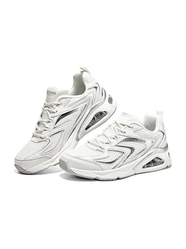 Кроссовки tres-air uno vision-airy 'white silver' Skechers — изображение 4 из 4, белый/серебристый