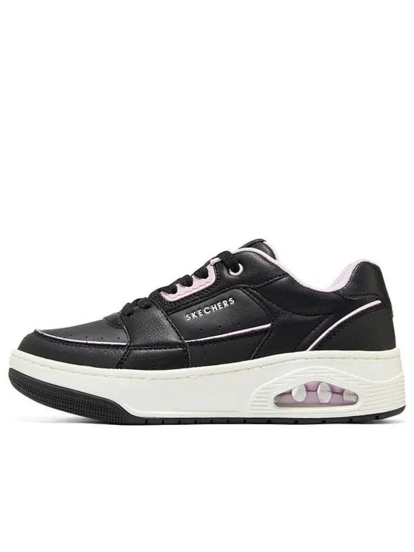 Кроссовки uno court - courted style shoes 'black pink white' Skechers — изображение 1 из 3, черный/розовый/белый