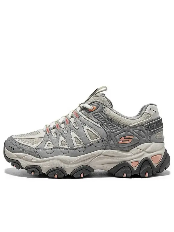 Кроссовки (WMNS) Skechers DLites Training Shoes 'Grey Beige Orange' — изображение 1 из 4, серый/бежевый/оранжевый