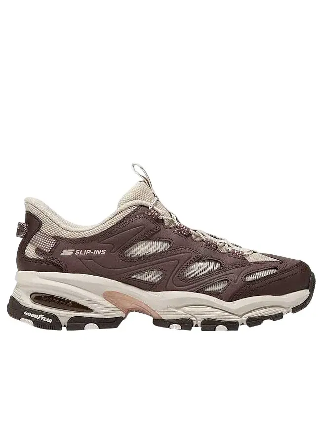 Кроссовки Skechers Arch Fit Quick Stride 'Brown Pink' 180346-BRPK — изображение 2 из 2, коричневый