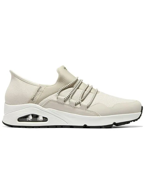 Кроссовки snoop dogg slip-ins uno laid back 'beige' Skechers — изображение 2 из 4, бежевый/белый