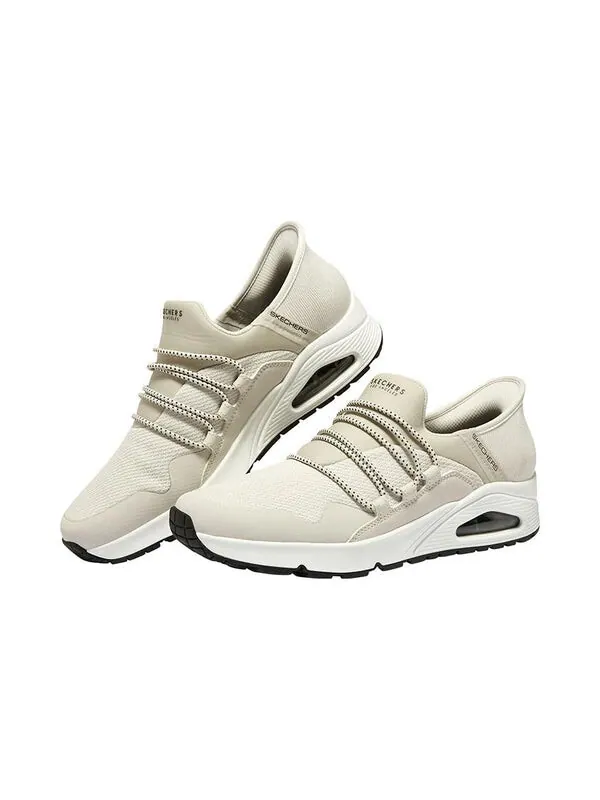 Кроссовки snoop dogg slip-ins uno laid back 'beige' Skechers — изображение 3 из 4, бежевый/белый