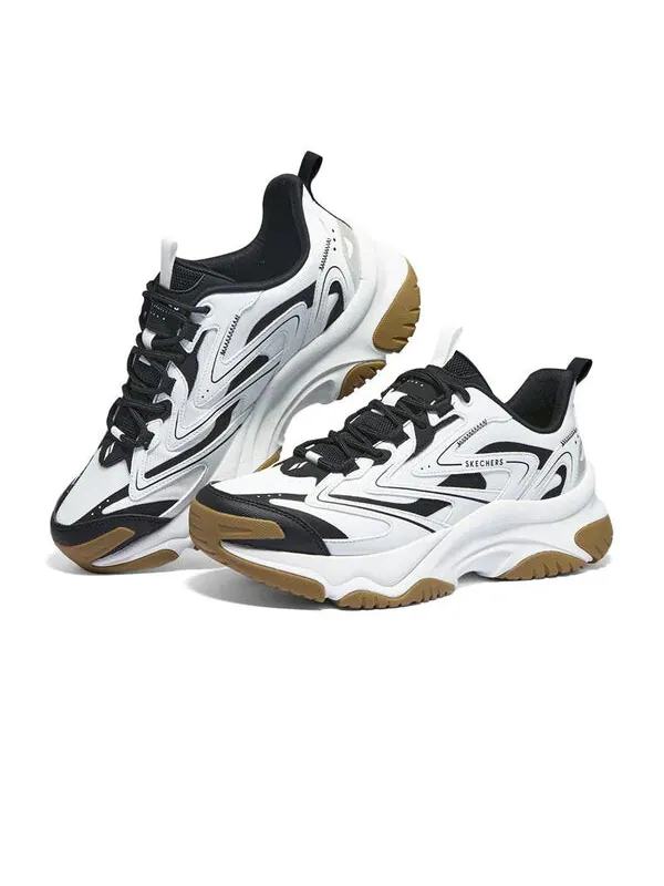Кроссовки moonhiker 'black white' Skechers — изображение 4 из 4, белый/черный/коричневый