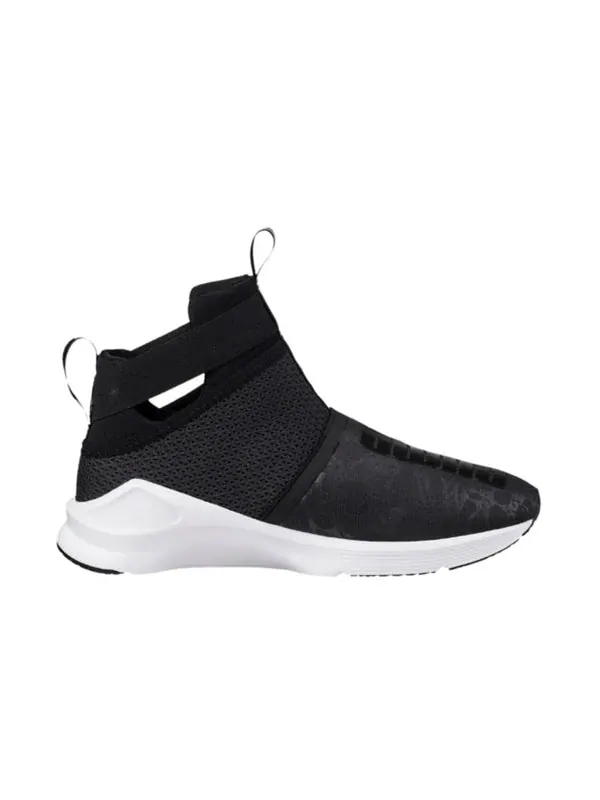 Кроссовки fierce strap 'black' Puma — изображение 2 из 4, серый/черный
