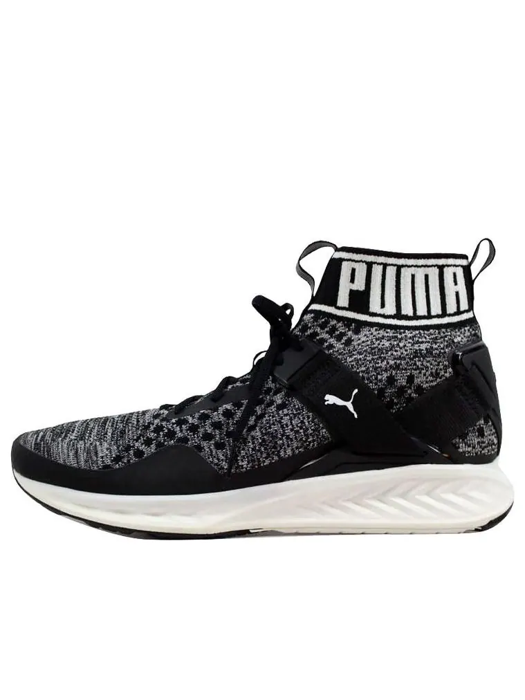 Спортивные кроссовки PUMA Ignite evoKnit 'Black' — изображение 1 из 5, черный