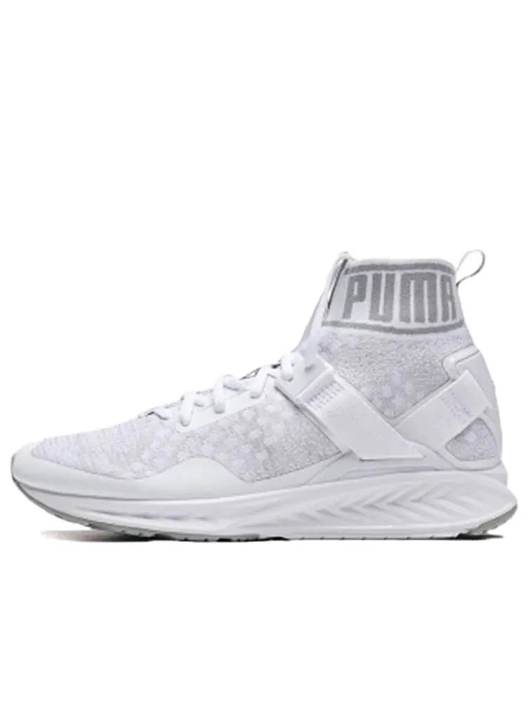 Спортивные кроссовки PUMA Ignite 3 Evoknit Mid 'White' — изображение 1 из 5, серый