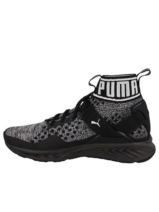 Спортивные кроссовки PUMA Ignite Evoknit 'Black' — изображение 1 из 4, черный