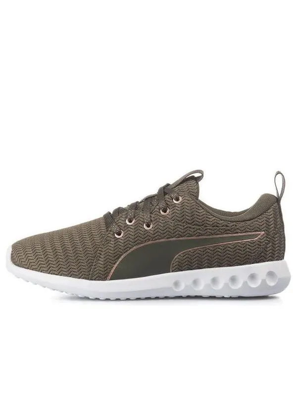 Кроссовки carson 2 low-tops sport shoes army-green Puma — изображение 1 из 4, зеленый