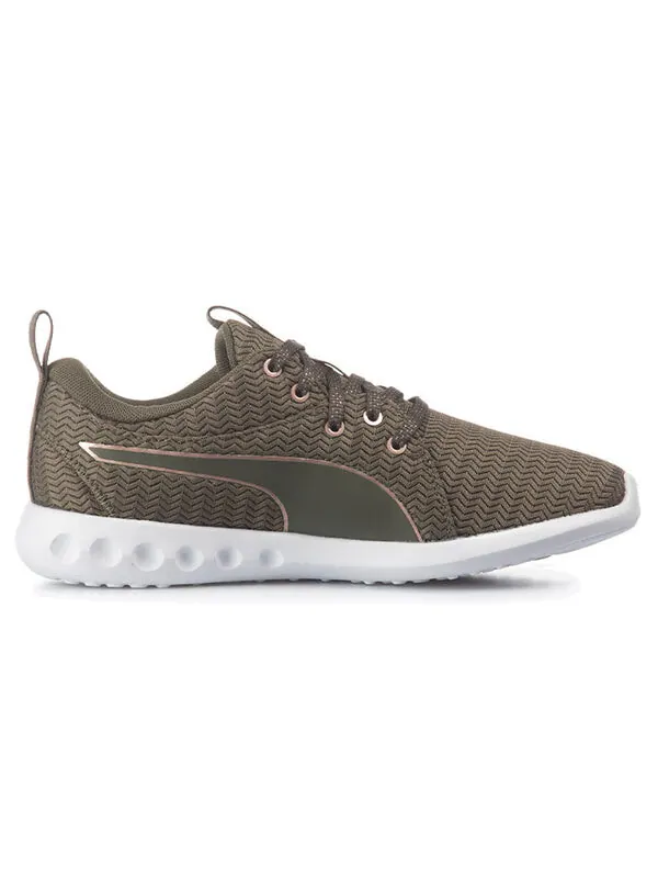 Кроссовки carson 2 low-tops sport shoes army-green Puma — изображение 2 из 4, зеленый