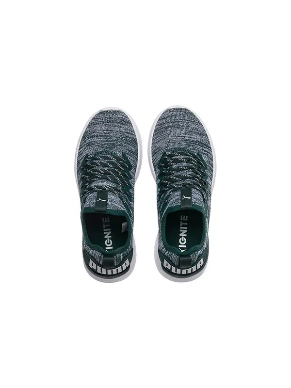 Кроссовки ignite flash evoknit 'gray green white' Puma — изображение 3 из 4, серый/зеленый/белый
