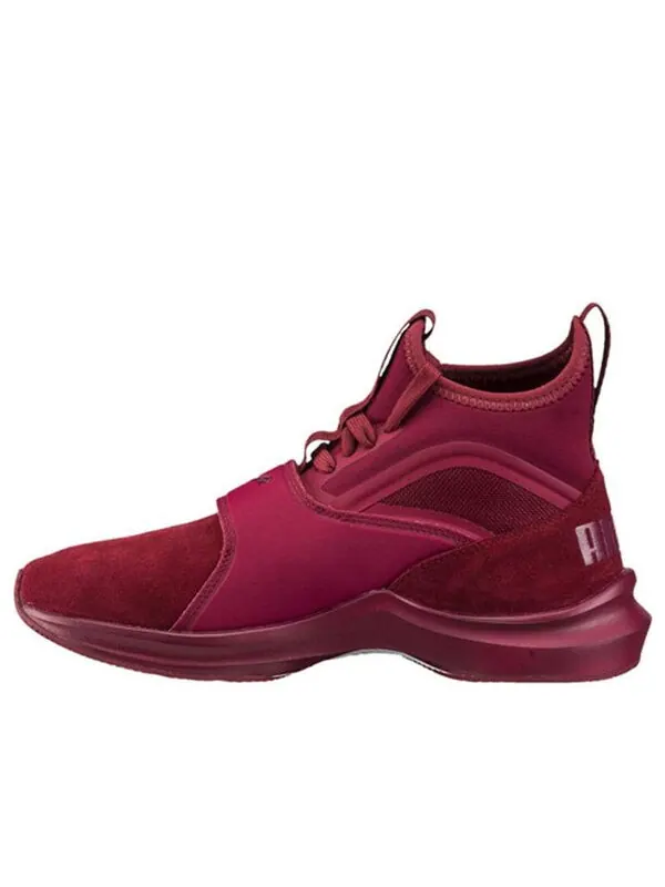 Кроссовки phenom suede 'cordovan' Puma — изображение 1 из 4, красный