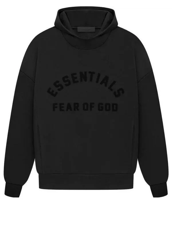 Кроссовки Fear of God Essentials SS23 Arch Logo Hoodie 'Jet Black' — изображение 1 из 4, черный
