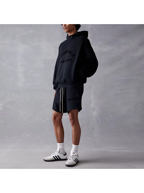 Кроссовки Fear of God Essentials SS23 Arch Logo Hoodie 'Jet Black' — изображение 3 из 4, черный
