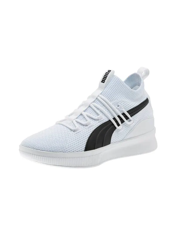 Кроссовки clyde court 'white black' Puma — изображение 3 из 4, белый