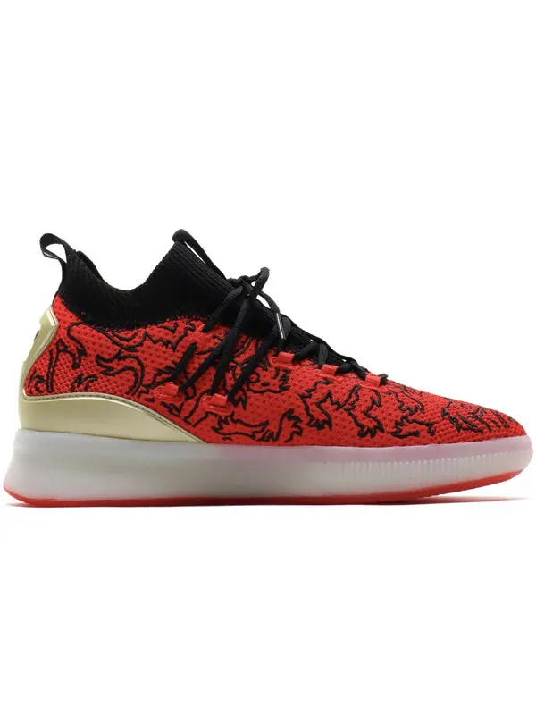 Кроссовки clyde court 'london calling' Puma — изображение 2 из 4, черный/красный