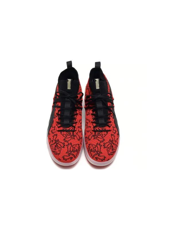 Кроссовки clyde court 'london calling' Puma — изображение 3 из 4, черный/красный