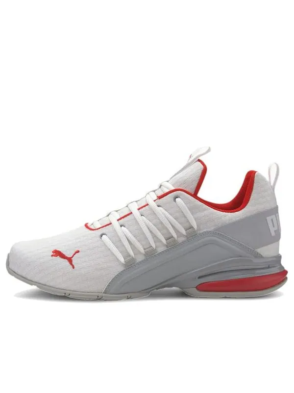 Кроссовки axelion block 'white red' Puma — изображение 1 из 4, белый/красный