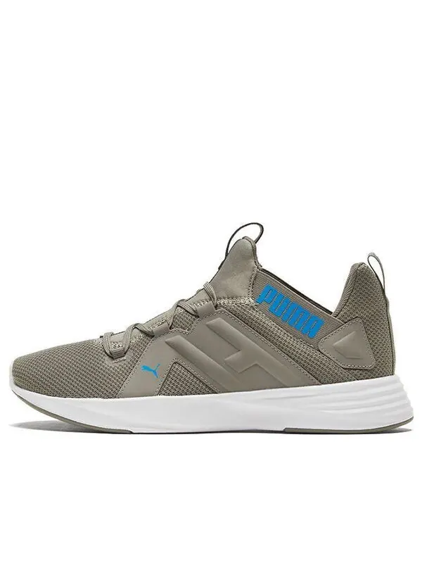 Кроссовки contempt demi army green/blue/white low sneakers Puma — изображение 1 из 4, зеленый/синий/белый