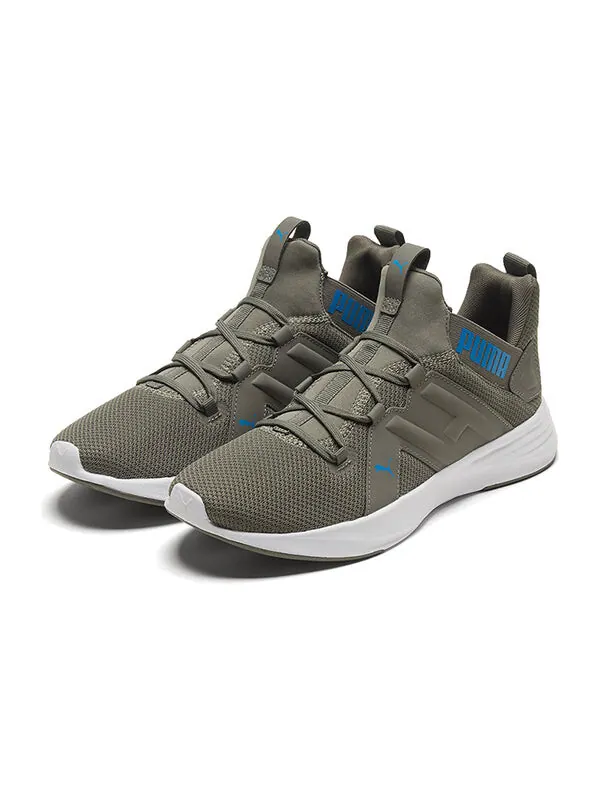 Кроссовки contempt demi army green/blue/white low sneakers Puma — изображение 3 из 4, зеленый/синий/белый