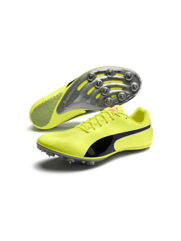 Кроссовки evospeed sprint 10 'fizzy yellow' Puma — изображение 3 из 4, зеленый
