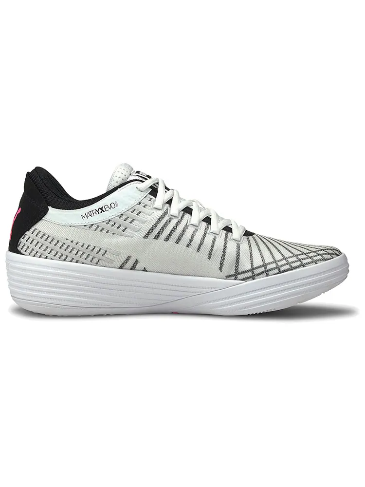 Кроссовки PUMA Clyde All-Pro 'White Black' 194039-03 — изображение 2 из 6, белый черный