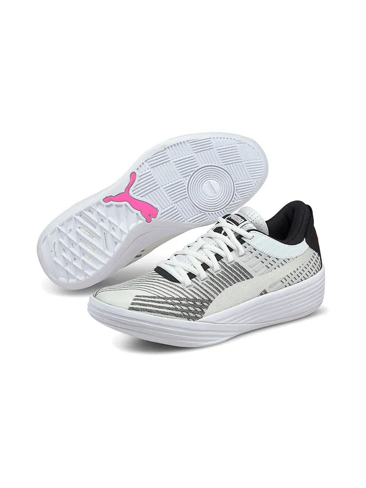 Кроссовки PUMA Clyde All-Pro 'White Black' 194039-03 — изображение 3 из 6, белый черный