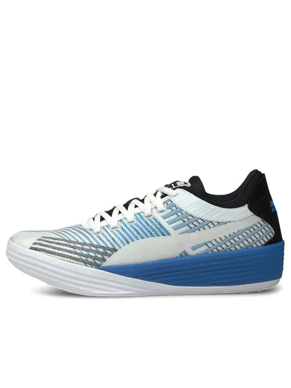 Кроссовки clyde all pro 'black white blue' Puma — изображение 1 из 4, черный/белый/синий