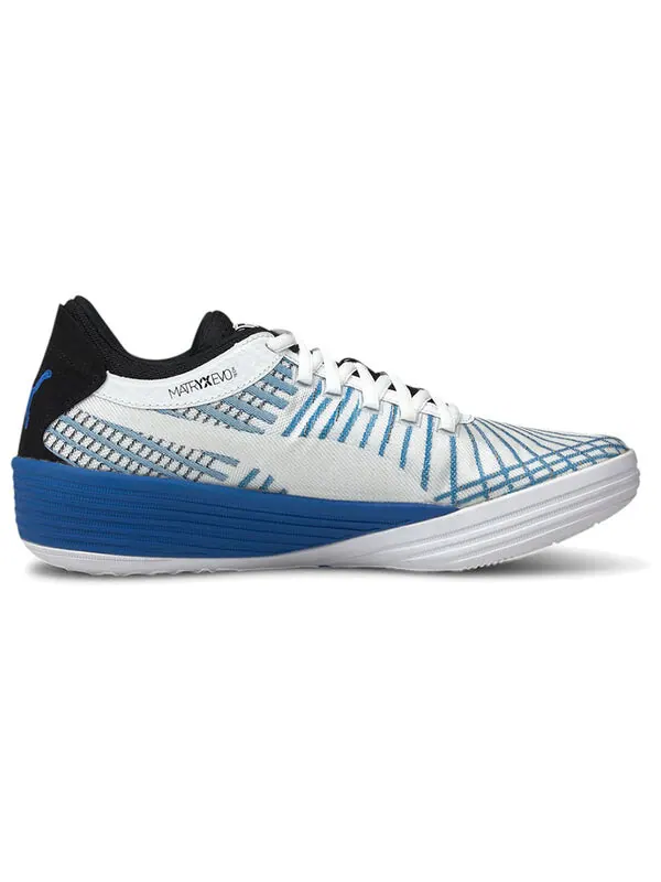 Кроссовки clyde all pro 'black white blue' Puma — изображение 2 из 4, черный/белый/синий