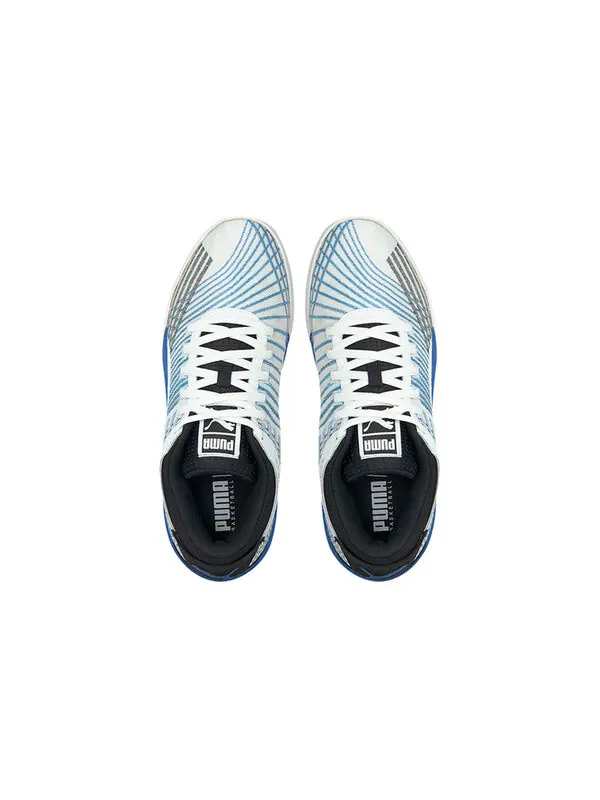 Кроссовки clyde all pro 'black white blue' Puma — изображение 3 из 4, черный/белый/синий
