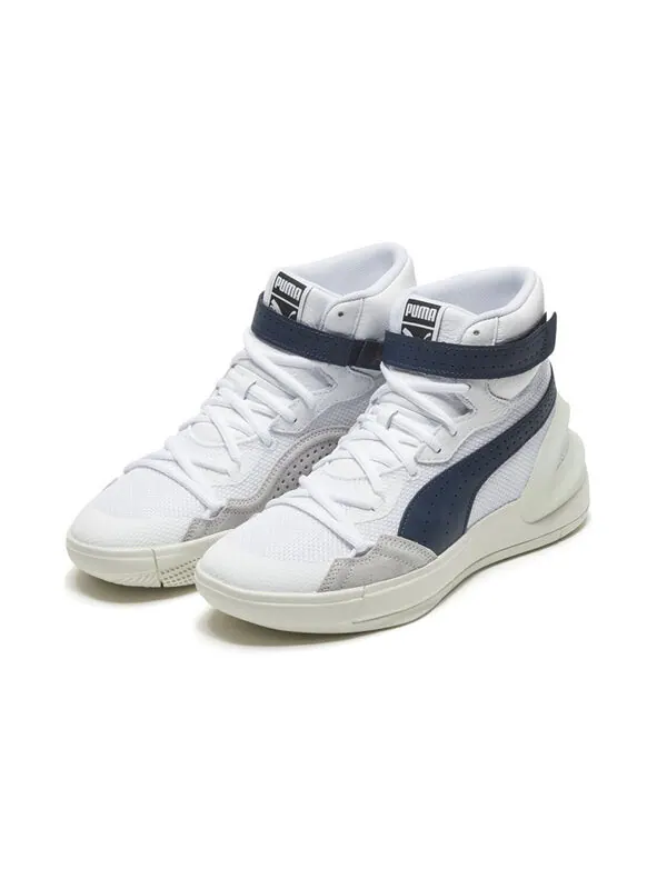 Кроссовки sky modern 'white peacoat' Puma — изображение 3 из 4, белый/синий