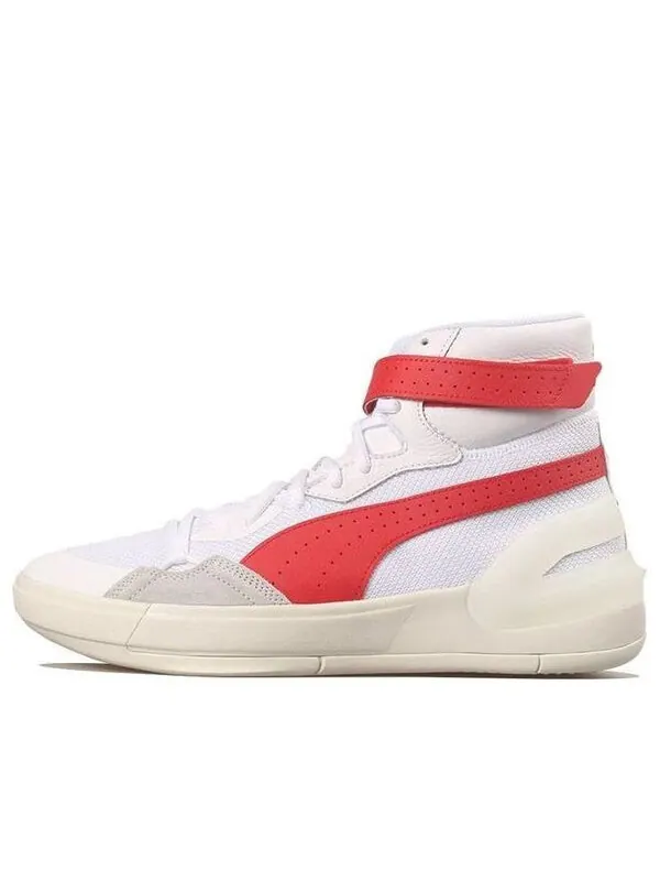 Кроссовки sky modern 'white high risk red' Puma — изображение 1 из 4, белый/красный