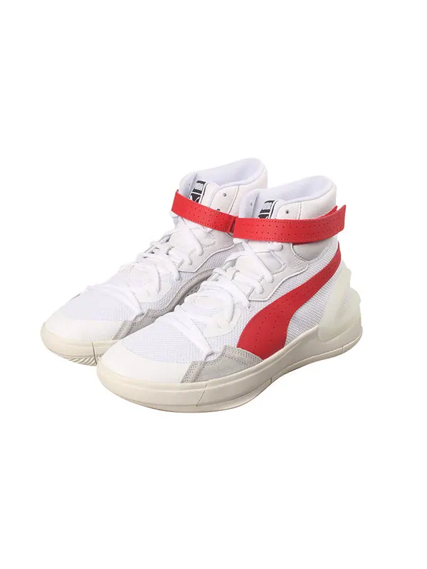Кроссовки sky modern 'white high risk red' Puma — изображение 3 из 4, белый/красный