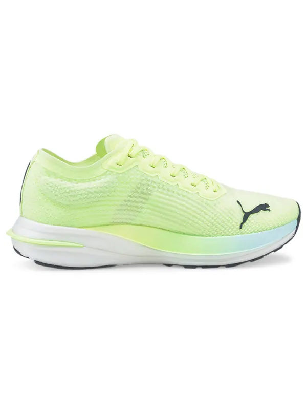 Кроссовки deviate nitro 'fizzy light' Puma — изображение 3 из 4, зеленый/черный/белый