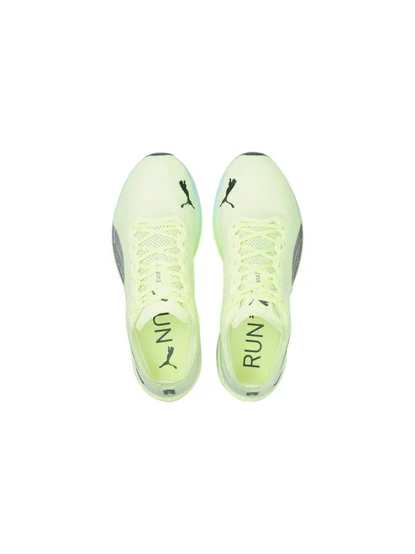 Кроссовки deviate nitro 'fizzy light' Puma — изображение 4 из 4, зеленый/черный/белый