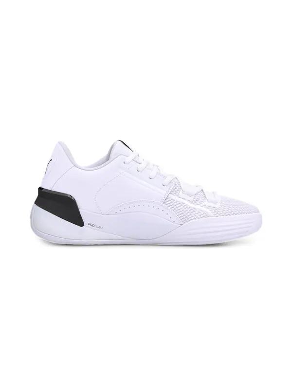Кроссовки clyde hardwood team 'white black' Puma — изображение 2 из 4, белый/черный