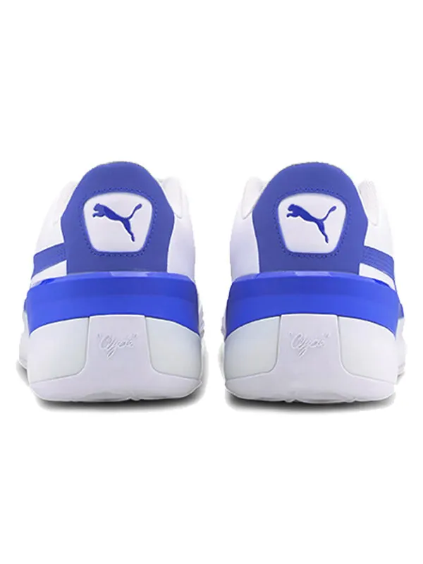 Кроссовки clyde hardwood team 'strong blue' Puma — изображение 4 из 4, белый/синий