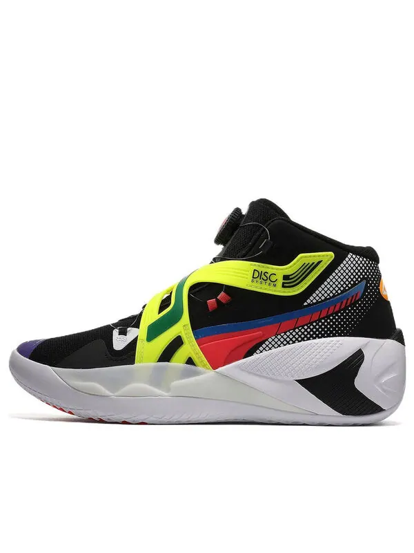 Кроссовки disc rebirth 'black yellow alert' Puma — изображение 1 из 4, черный