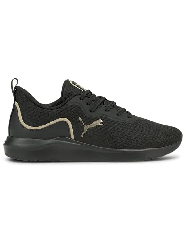 Кроссовки softride finesse 'black team gold' Puma — изображение 2 из 4, черный