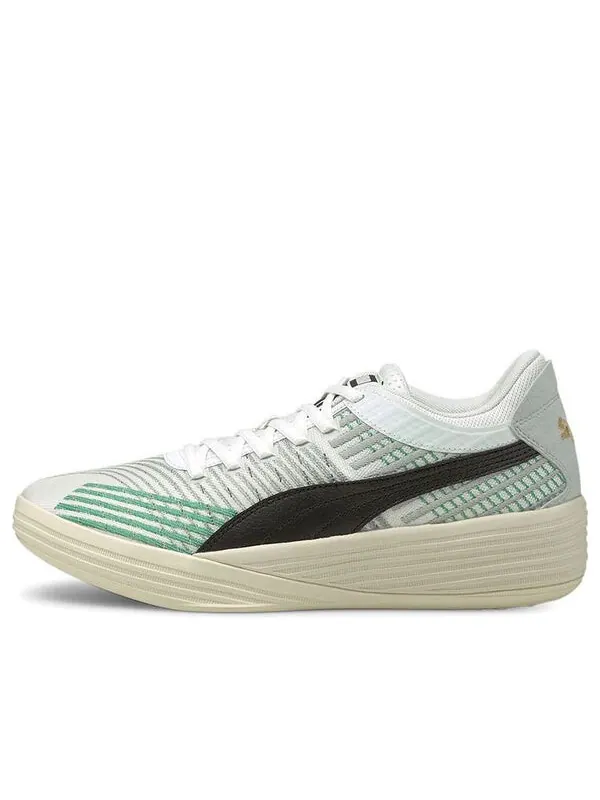 Кроссовки clyde all-pro 'coast 2 coast - celtics' Puma — изображение 1 из 4, белый/зеленый/черный